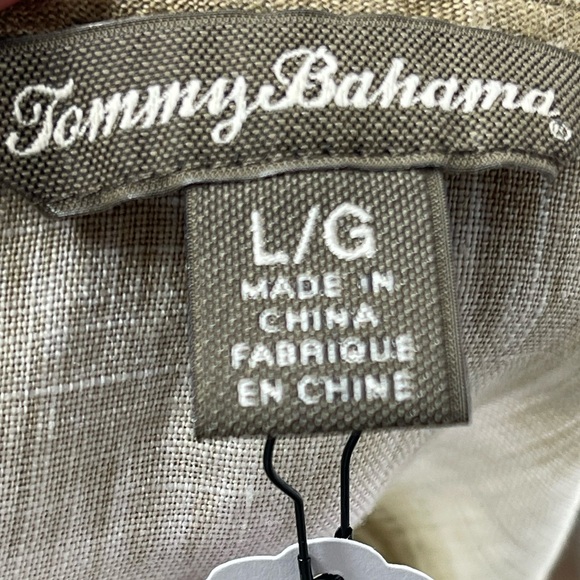 Tommy Bahama Linen Beach Sundress Coastal Resort Tie Dye Sleeveless Vacation Lg - Picture 11 of 12